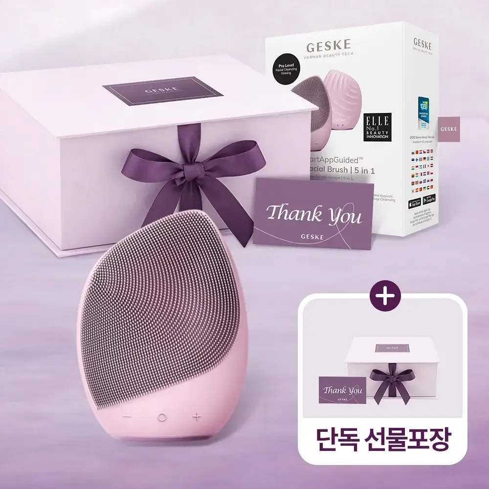 [단독 선물포장/국소 부위 가능] 장다아PICK 게스케 소닉 페이셜 진동클렌저 5 in 1